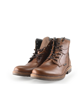Van Beers Schnürstiefel Cognac 249789