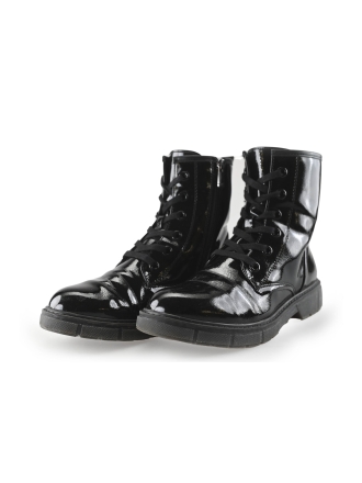 Friboo Schnürstiefel Schwarz 249825