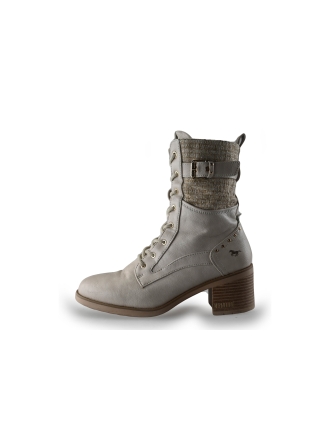 Mustang Schnürstiefel Weiß 249954