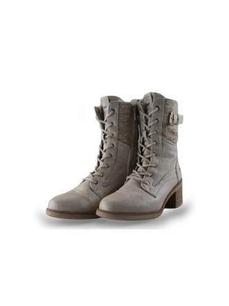 Mustang Schnürstiefel Weiß 249954