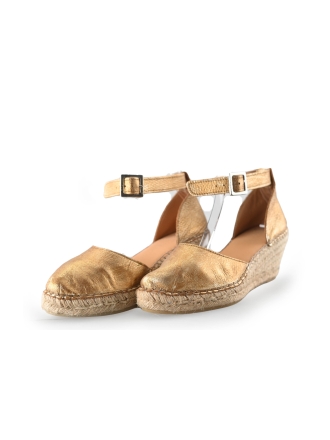 Manfield Keilschuhe Silber 250287