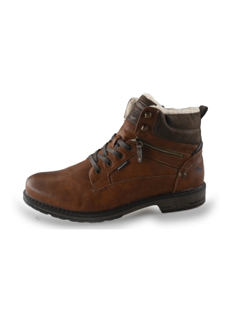 Mustang Schnürstiefel Cognac 258942