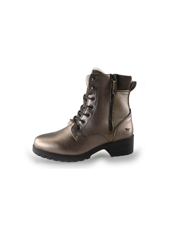 Mustang Schnürstiefel Gold 259068