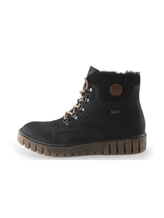 Rieker Schnürstiefel Schwarz 259652