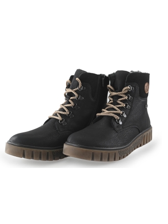 Rieker Schnürstiefel Schwarz 259772