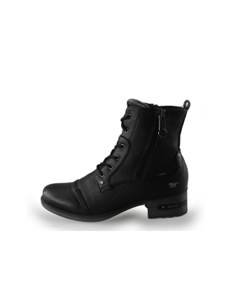 Mustang Schnürstiefel Schwarz 250281
