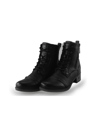 Mustang Schnürstiefel Schwarz 250281