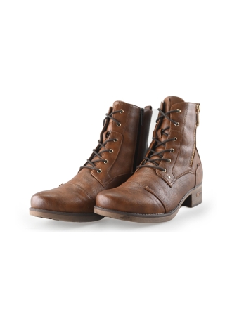 Mustang Schnürstiefel Cognac 250486