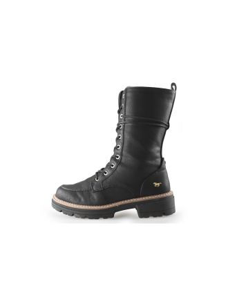 Mustang Schnürstiefel Schwarz 250490