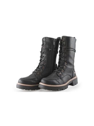 Mustang Schnürstiefel Schwarz 250490