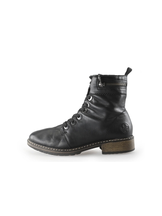 Rieker Schnürstiefel Schwarz 250495