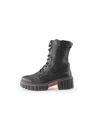 Mustang Schnürstiefel Schwarz 250559