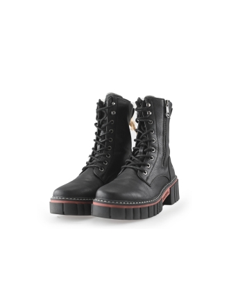 Mustang Schnürstiefel Schwarz 250559