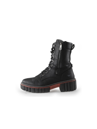 Mustang Schnürstiefel Schwarz 250621