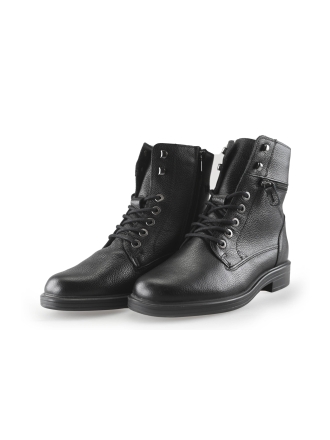 Feyn Schnürstiefel Schwarz 258304