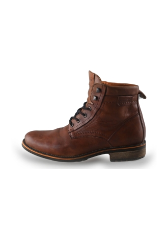 Van Lier Schnürstiefel Cognac 258402