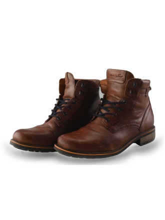 Van Lier Schnürstiefel Cognac 258402