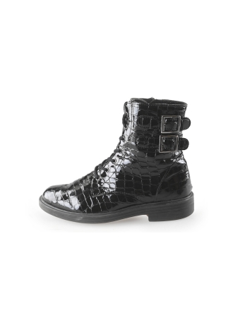 Feyn Schnürstiefel Schwarz 258640