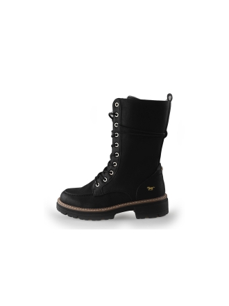 Mustang Schnürstiefel Schwarz 258930