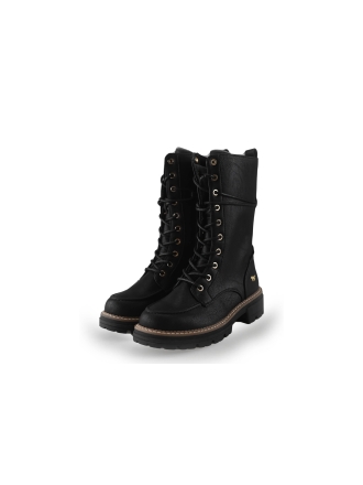 Mustang Schnürstiefel Schwarz 258930