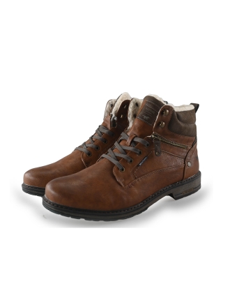 Mustang Schnürstiefel Cognac 258942