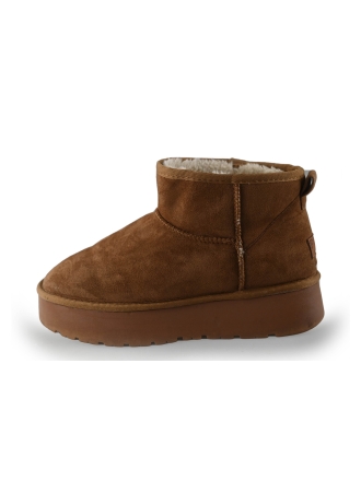 Poelman Stiefeletten Cognac 259398