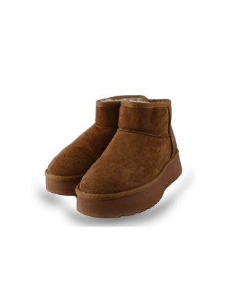 Poelman Stiefeletten Cognac 259398