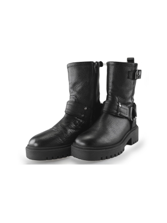 Poelman Bikerstiefel Schwarz 259635
