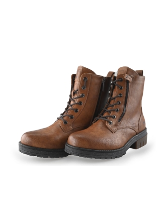 Mustang Schnürstiefel Braun 259729