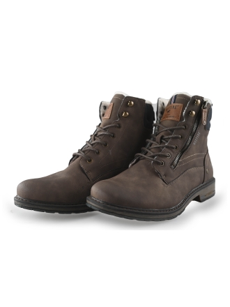 Mustang Schnürstiefel Braun 259744