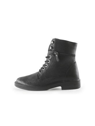 Feyn Schnürstiefel Schwarz 265029