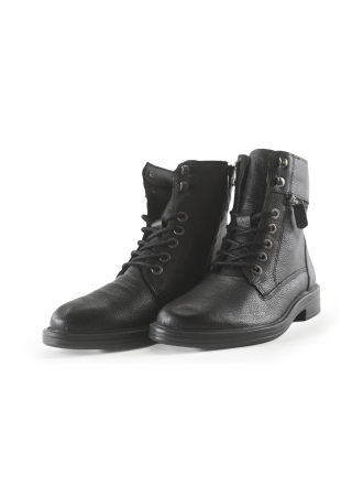 Feyn Schnürstiefel Schwarz 265029