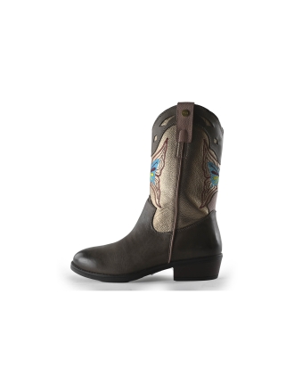 Develab Cowboystiefel Grün 265090