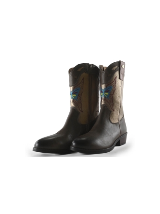 Develab Cowboystiefel Grün 265090