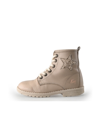 Keq Schnürstiefel Beige 265415