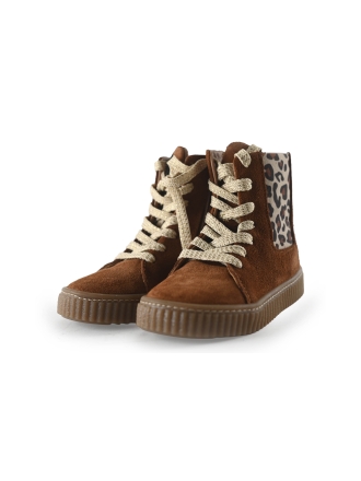 Muyters Schnürstiefel Cognac 266074