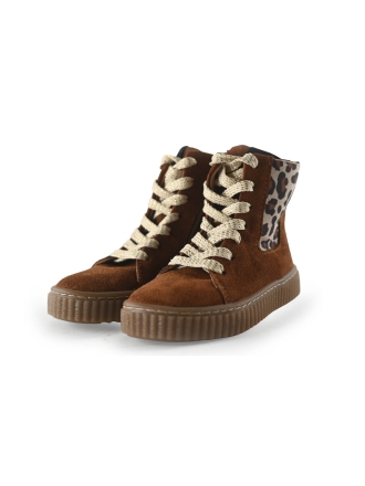 Muyters Schnürstiefel Cognac 266105