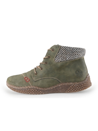 Rieker Schnürstiefel Grün 266324