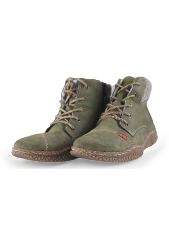 Rieker Schnürstiefel Grün 266324