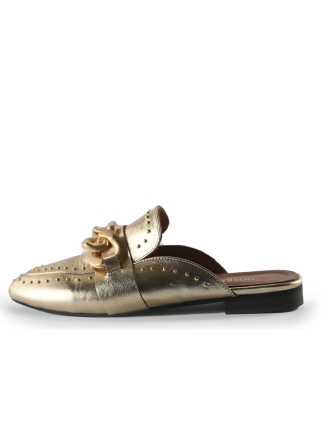 Notre-V Mules Pantoletten Gold 266763