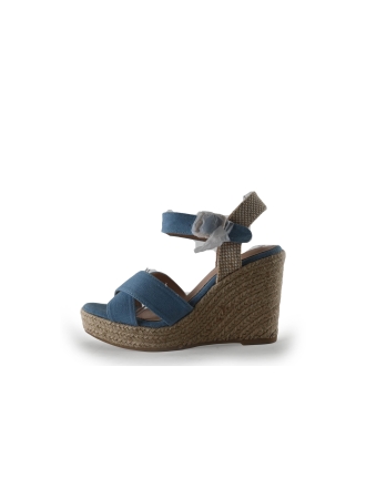 Cellini Keilschuhe Blau 266837