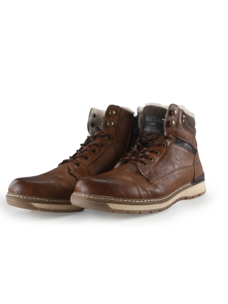 Mustang Schnürstiefel Cognac 268364