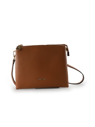 Laurent David Umhängetasche Cognac 268400