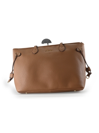 Laurent David Umhängetasche Cognac 268458