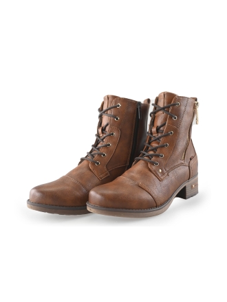 Mustang Schnürstiefel Cognac 261118