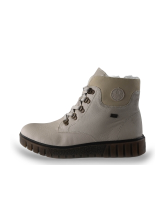Rieker Schnürstiefel Beige 261744
