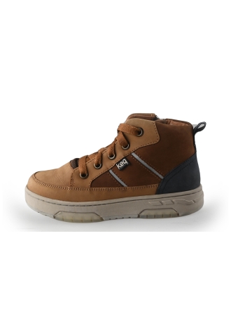 Keq Hohe Sneaker Cognac 262352