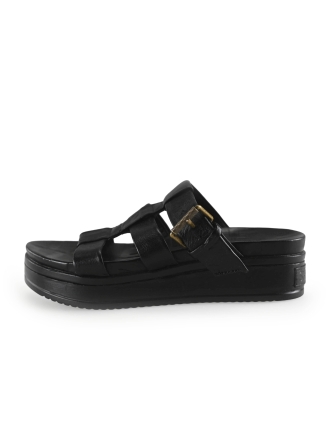 Shabbies Sandalen Schwarz 270495