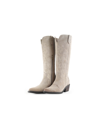 Omoda Cowboystiefel Beige 270747
