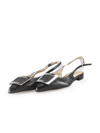 Linea Zeta Slingbacks Schwarz 271564